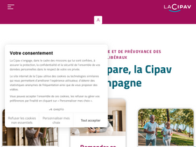'lacipav.fr' screenshot