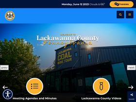 'lackawannacounty.org' screenshot