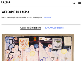 'lacma.org' screenshot