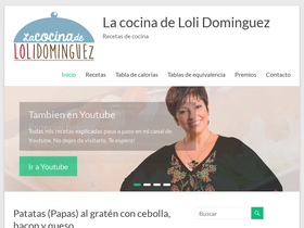 'lacocinadelolidominguez.es' screenshot