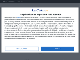 'lacronica.net' screenshot