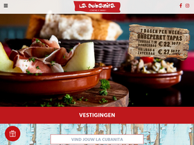 'lacubanita.nl' screenshot