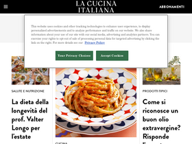 'lacucinaitaliana.it' screenshot