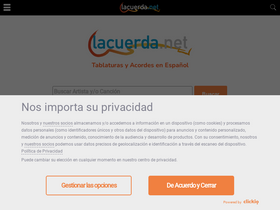 'lacuerda.net' screenshot