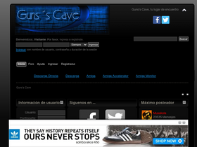 'lacuevadeguns.com' screenshot