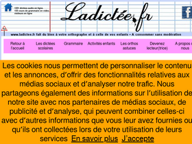 'ladictee.fr' screenshot