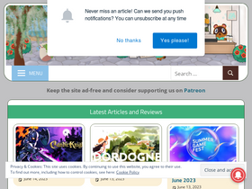 'ladiesgamers.com' screenshot