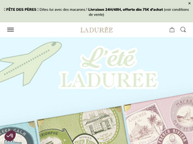 'laduree.fr' screenshot