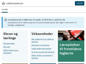 'laerepladsen.dk' screenshot