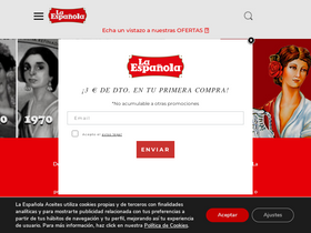 'laespanolaaceites.com' screenshot