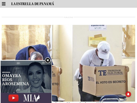 'laestrella.com.pa' screenshot