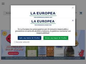 'laeuropea.com.mx' screenshot