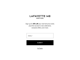 'lafayette148ny.com' screenshot
