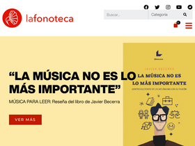 'lafonoteca.net' screenshot