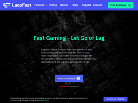 'lagofast.com' screenshot