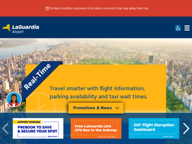 'laguardiaairport.com' screenshot