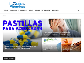 'laguiadelasvitaminas.com' screenshot