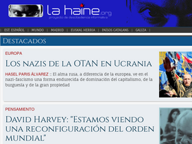 'lahaine.org' screenshot