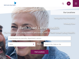 'lahey.org' screenshot