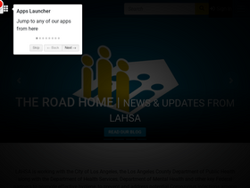 'lahsa.org' screenshot
