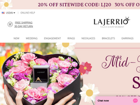 'lajerrio.com' screenshot