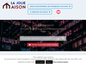 'lajoliemaison.fr' screenshot
