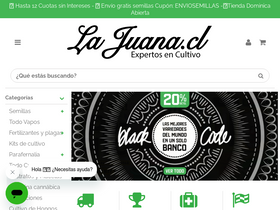 'lajuana.cl' screenshot