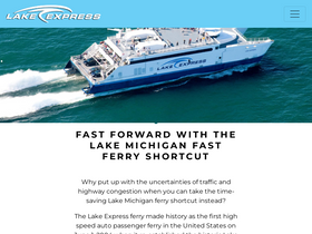 'lake-express.com' screenshot
