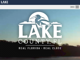 'lakecountyfl.gov' screenshot