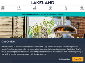 'lakeland.co.uk' screenshot