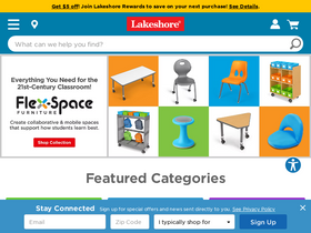 'lakeshorelearning.com' screenshot