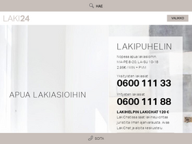 'laki24.fi' screenshot