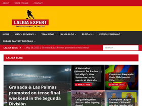 'laligaexpert.com' screenshot