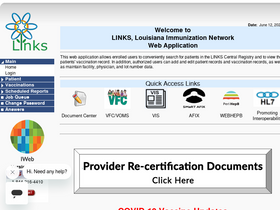 'lalinks.org' screenshot