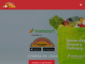 'lamichoacanameatmarket.com' screenshot