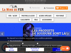 'laminedefer.fr' screenshot