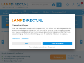 'lampdirect.nl' screenshot