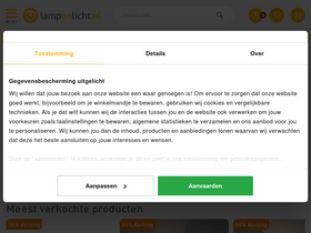 'lampenlicht.nl' screenshot