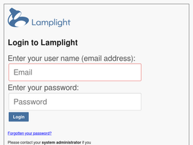 'lamplight.online' screenshot