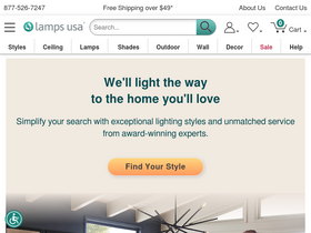 'lampsusa.com' screenshot
