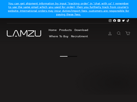 'lamzu.com' screenshot