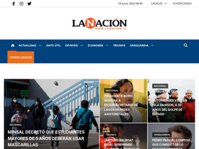 'lanacion.cl' screenshot