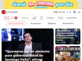 'lanacion.com.py' screenshot