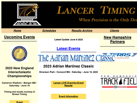 'lancertiming.com' screenshot