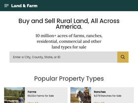 'landandfarm.com' screenshot