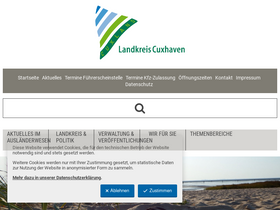 'landkreis-cuxhaven.de' screenshot