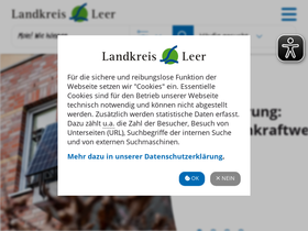 'landkreis-leer.de' screenshot