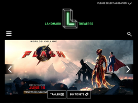 'landmarktheatres.com' screenshot