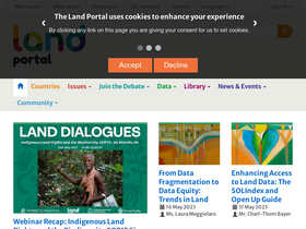 'landportal.org' screenshot