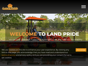 'landpride.com' screenshot
